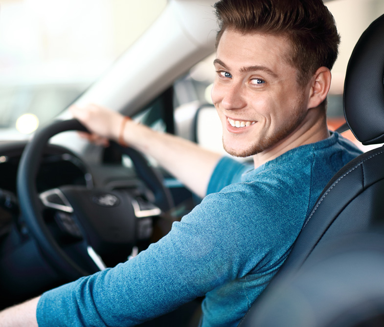 Happy learner driver